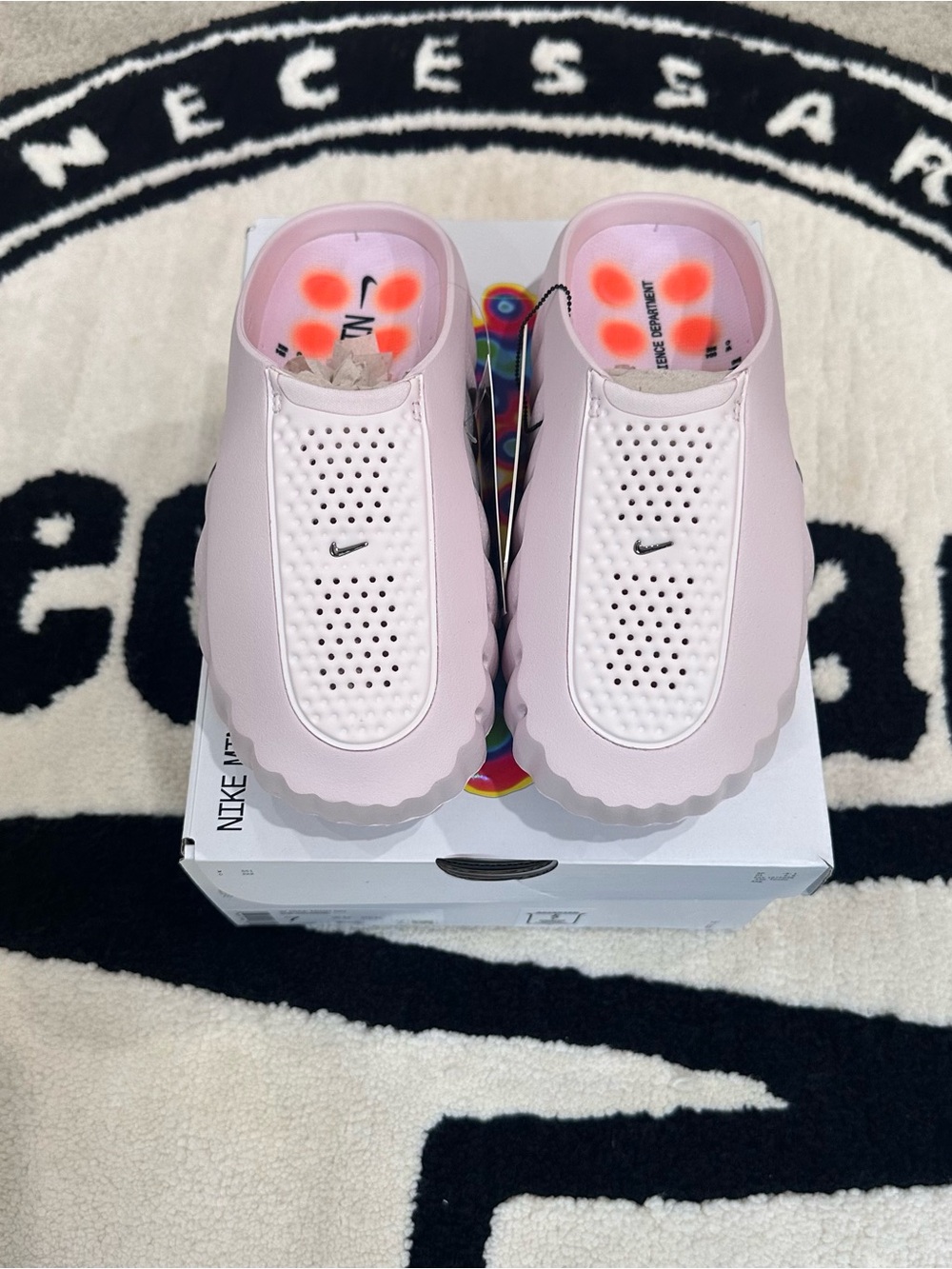 Nike Kids Light Pink Ventilated Slip-On Clog